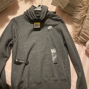 Brand new (w/ tags), dark gray Nike hoodie size small pullover